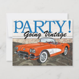 Over the Hill - Rota 66 - Convite para Carros vint