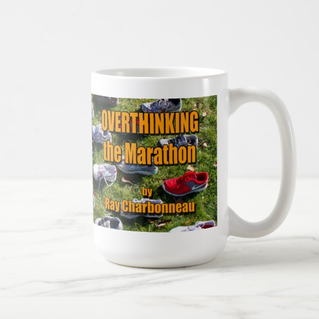 Overthinking a caneca da maratona (Direita)