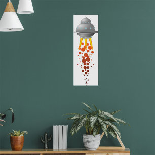 OVNI decolando Poster