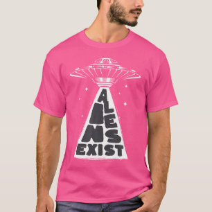 Óvnis Existem Camiseta Divertida