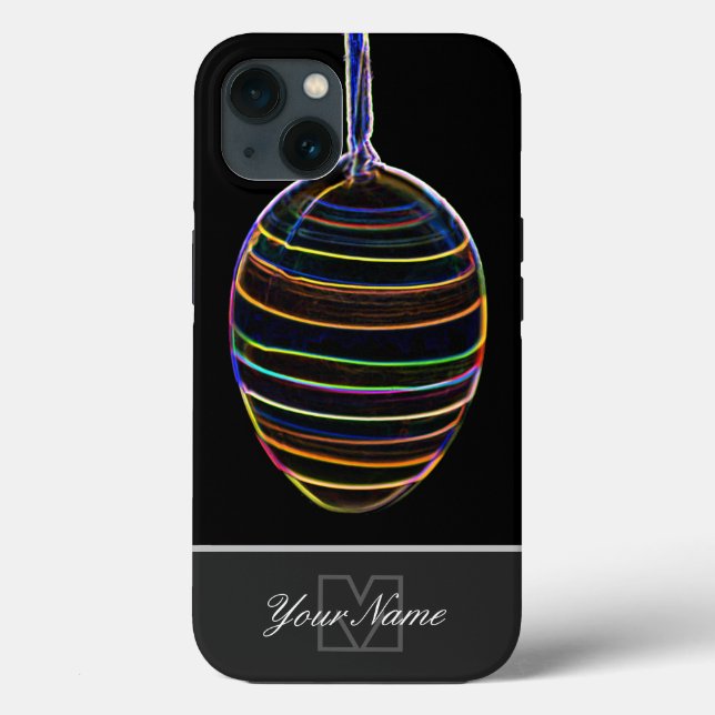 Ovo de Felz pascoa neonPop com monograma! Capa- (Verso)