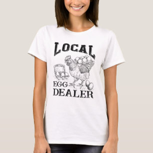 Ovos De Galinha Engraçados Com T-Shirt