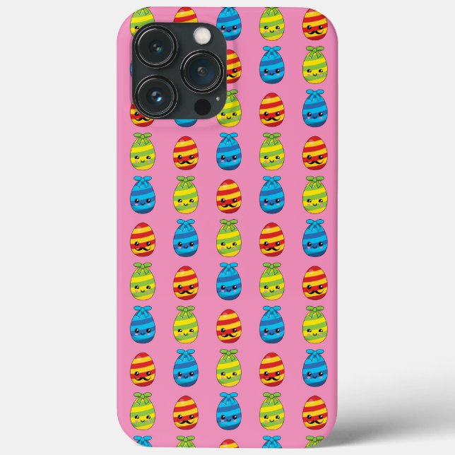 Ovos de Páscoa de Kawaii com fitas (Verso)