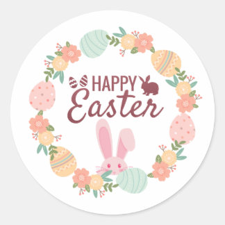 Ovos de Páscoa Favorecem Adesivos e ornamento