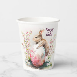 Ovos e flores de coelho com páscoa -