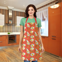 Ovos secos com pimentos de sino laranja-vermelho