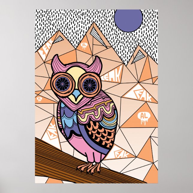 Owl Art Impressão (Frente)