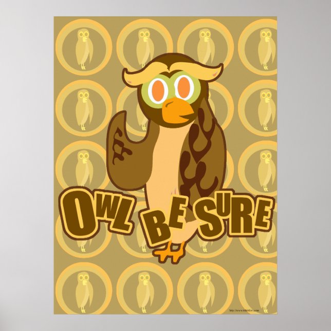 Owl Be Sure Poster (Frente)