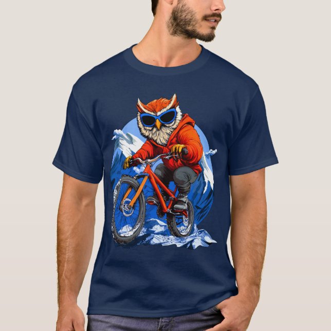 Owl Bike T-Shirt (Frente)