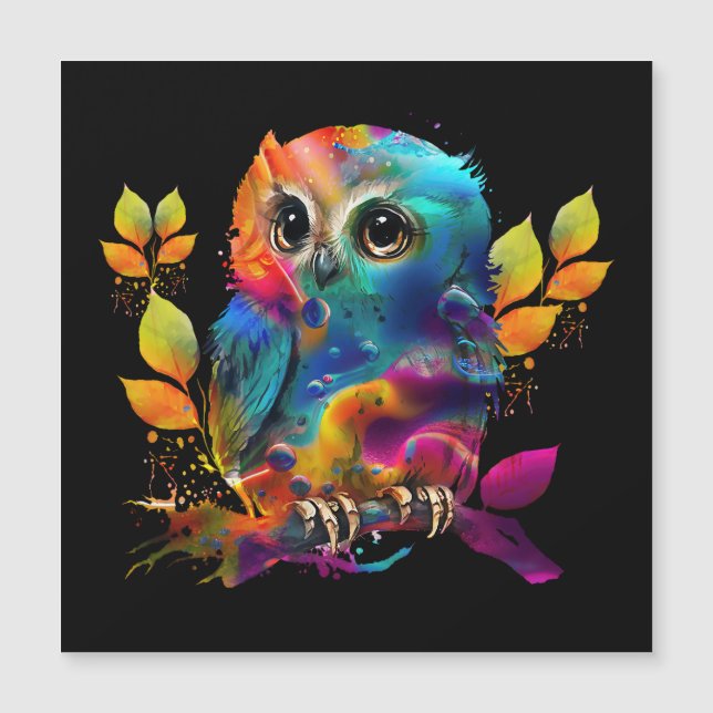 OWL COLORFUL ABSTRATO (Frente)