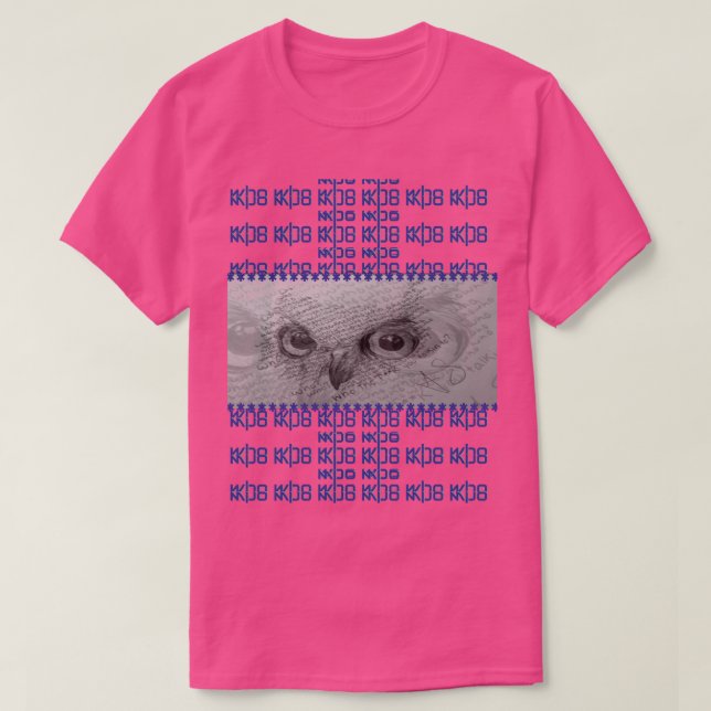 Owl eyes 'Who you talkin to?" T-shirt (Frente do Design)