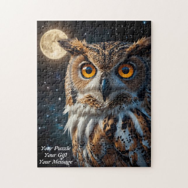 Owl Jigsee Quebra-cabeça (Vertical)