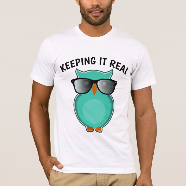 OWL MANTÉM-SE REAL T-SHIRTS (Frente)
