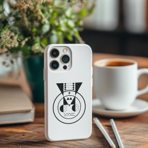 Ox Zodiac - Símbolo Ushi em Estilo Geométrico