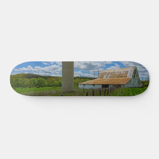 Ozarks Old Barn e Silo Skateboard (Horz)