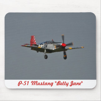 P-51 mustang Betty Jane Mousepad