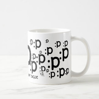 : p, cola para fora sua caneca da língua