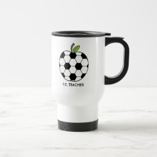 P.E. Caneca do professor - bola de futebol Apple
