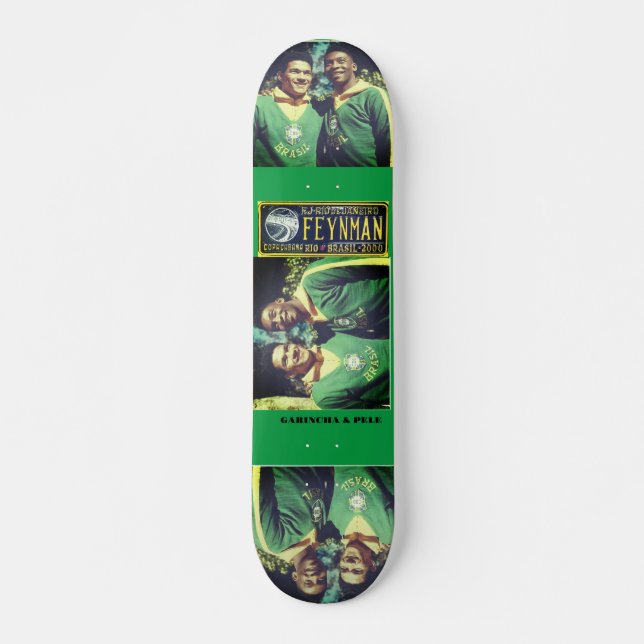 P&G  REIS DO FUTEBOL 7 3/4" Skateboard Deck (Frente)