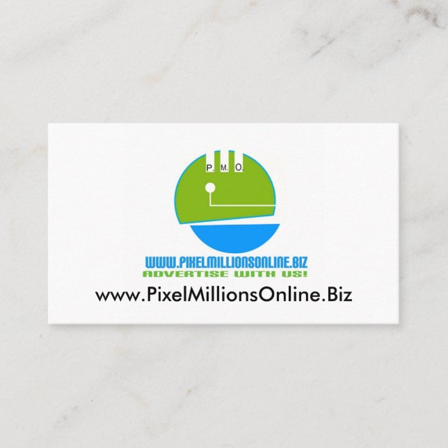 P.M.O. Cartões de visitas 2 (Frente)