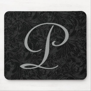 P: Monograma P Elegante Mousepad - Letra inicial