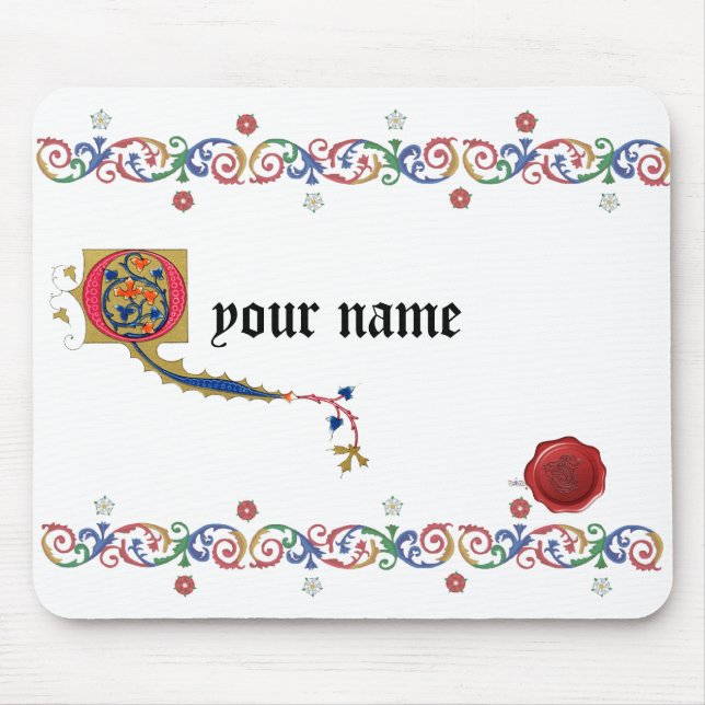 P mousepad medieval (Frente)