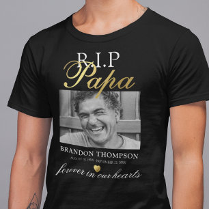 P Papa Foto Memorial T-Shirt