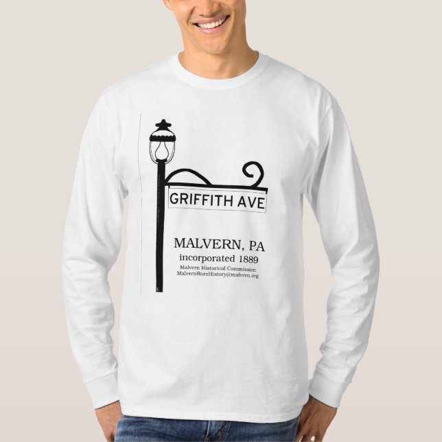 PA de Malvern - T-shirt da avenida de Griffith (Frente)