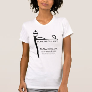 PA de Malvern - T-shirt velho da estrada de