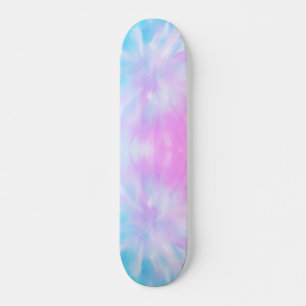 Pá Roxo Púrpura Tie Dye Skateboard