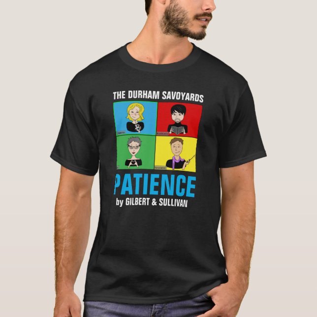 Paciência 2021 T-Shirt (Preto) (Frente)