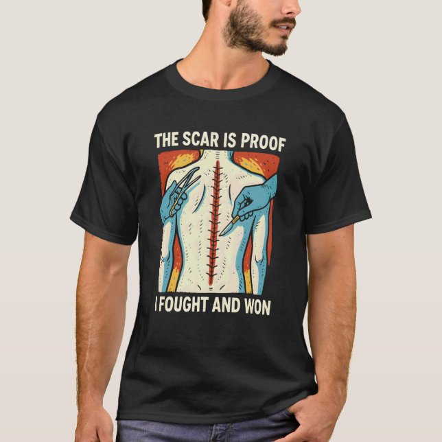 Paciente de Cirurgia Eu Lutei e Ganhei Camiseta Le (Frente)