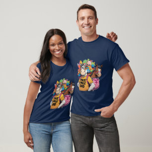 Pack Mule Pai - T-Shirt Engraçado