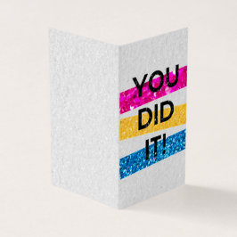 Pacote de 25, você conseguiu! Cartões De Graduação