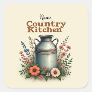 Pacote de Adesivos Cozinha Country – Cozinha Rústi