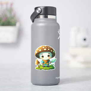 Pacote de adesivos de cogumelo fofo