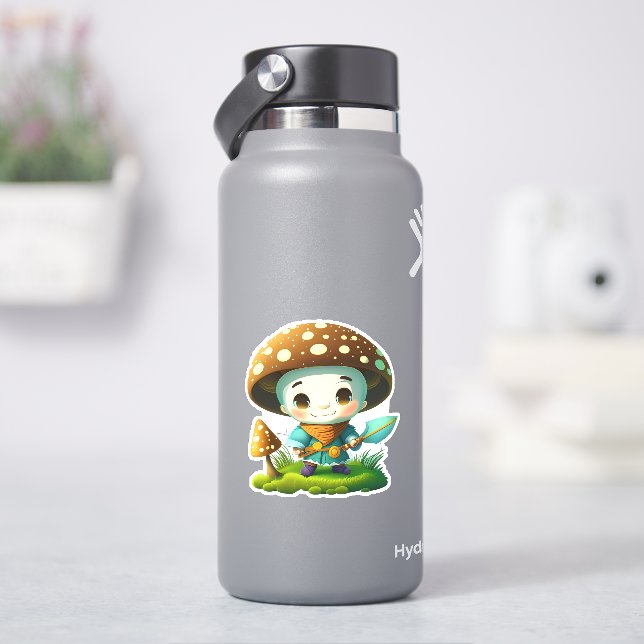 Pacote de adesivos de cogumelo fofo (HidroFlask)