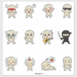 Pacote de Adesivos de Emoji de Mamãe Fofa