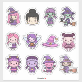 Pacote de Adesivos de Halloween