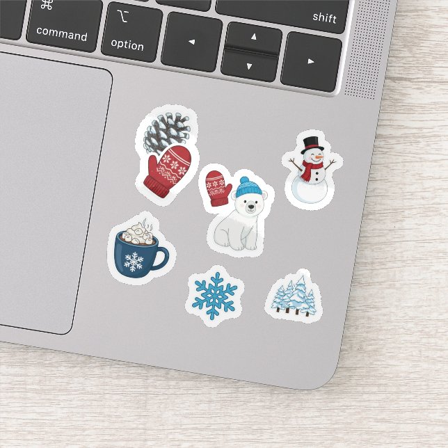 Pacote de Adesivos de Inverno Encantado  (Detalhe)