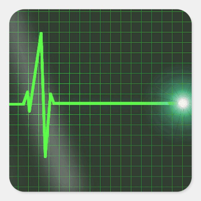 Pacote de Adesivos de Ondas de Eletrocardiograma (Frente)