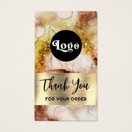 Pacote de cor d'água dourada castanha