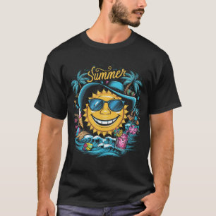 Pacote de design de camiseta de verão, surfe de ve