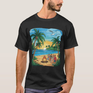 Pacote de design de camiseta de verão, surfe de ve
