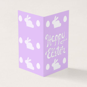 Pacote de Felz pascoa Roxo Claro de 25 Mini Placas