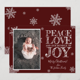 Pacote de Joy Cartões de foto de Natal