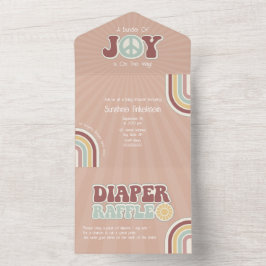 Pacote de Joy Peace Muted Pink Fralda Raffle