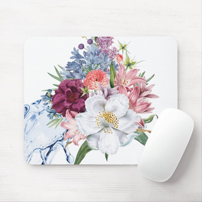 Pad de Mouse Floral Flores! Mousepad (Com mouse)
