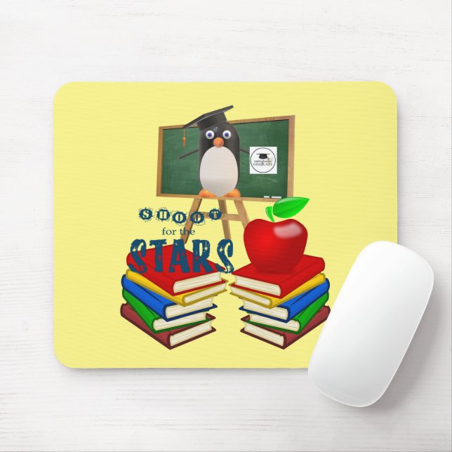 Pad do Rato do Professor de Pinguim! Mousepad (Com mouse)