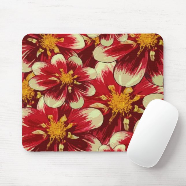 Pad Floral do Mouse! Mousepad (Com mouse)